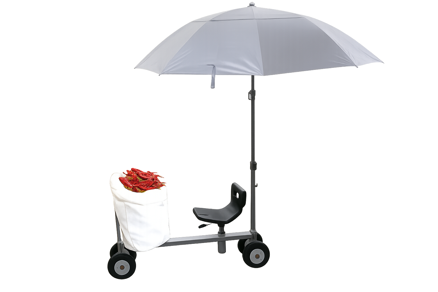 Imagen del producto CARRO DE ALUMINIO COSECHA DE PIMIENTO Y  GUINDILLA